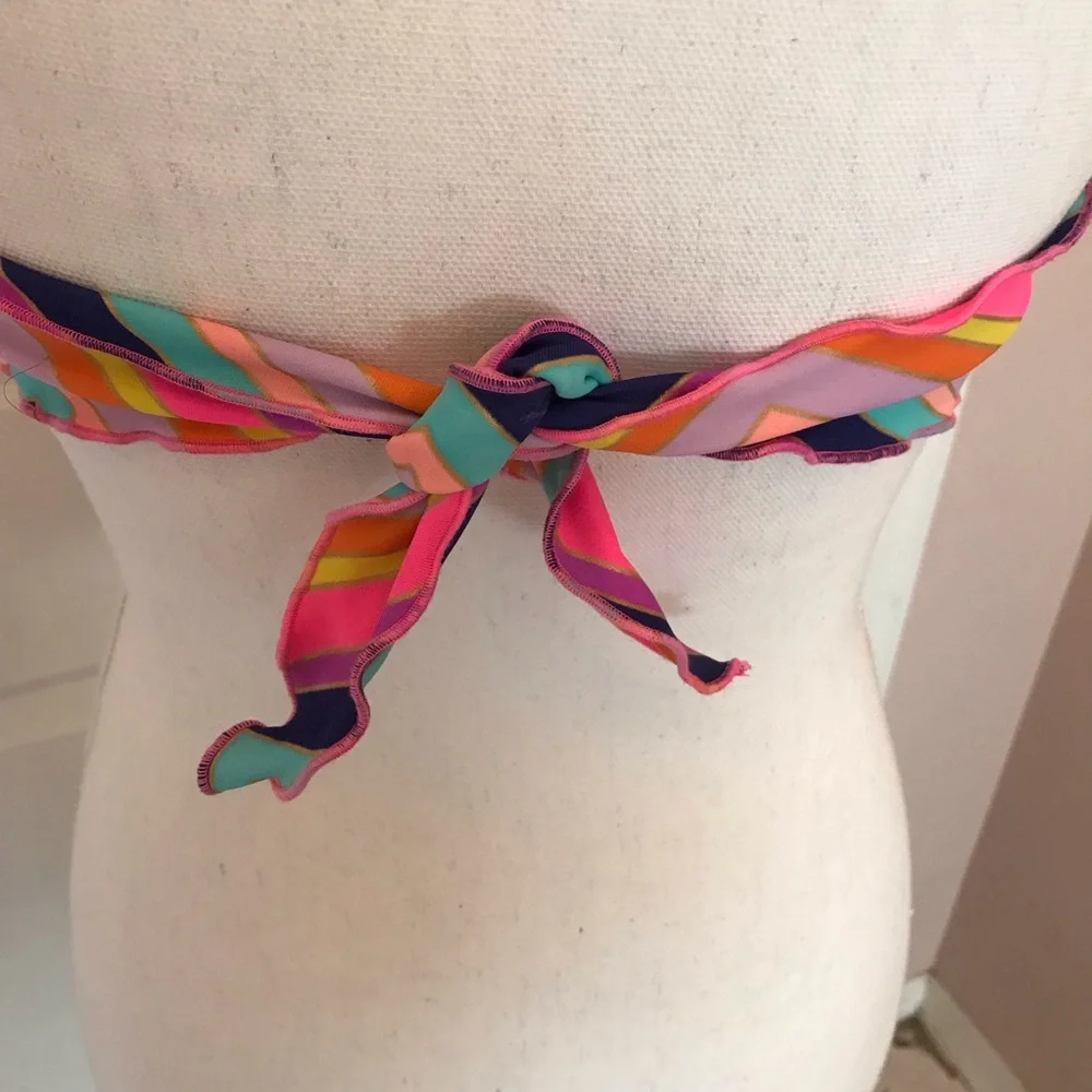 Victoria’s Secret bikini top with gold trim